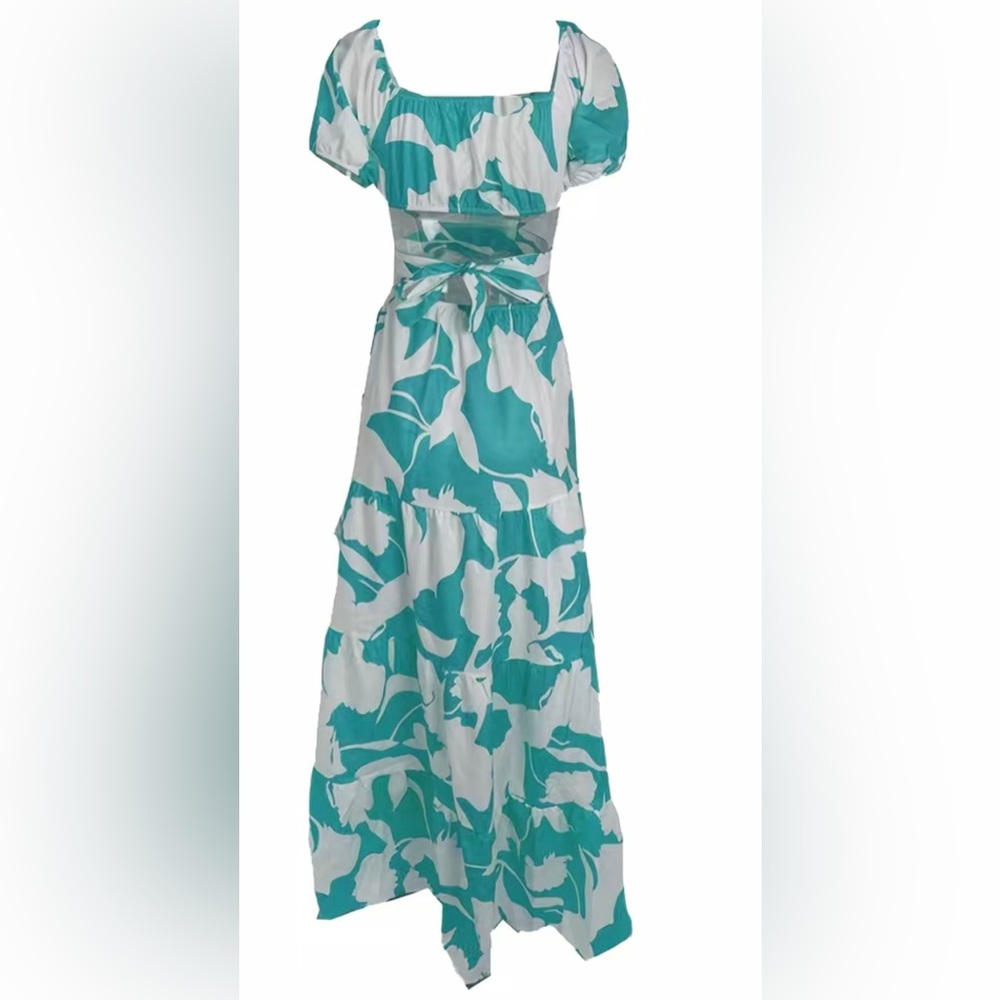 NEW!!! Cyan maxi dress - Picture 3 of 4